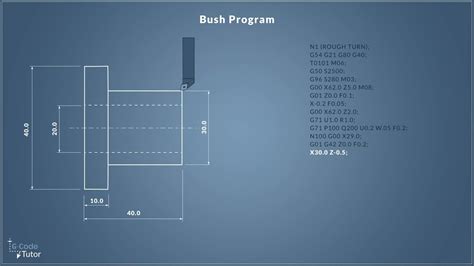 write g code of this cnc lathe part|g code for lathes examples.